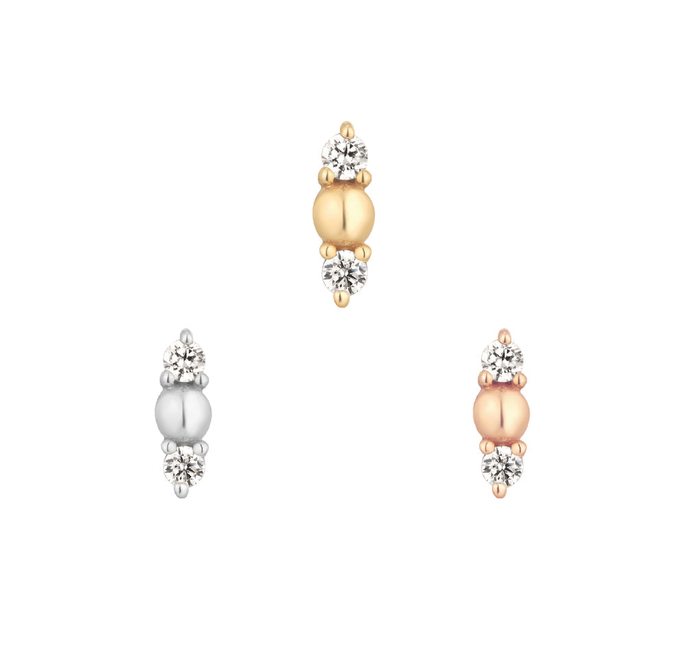 14k threadless crushing end