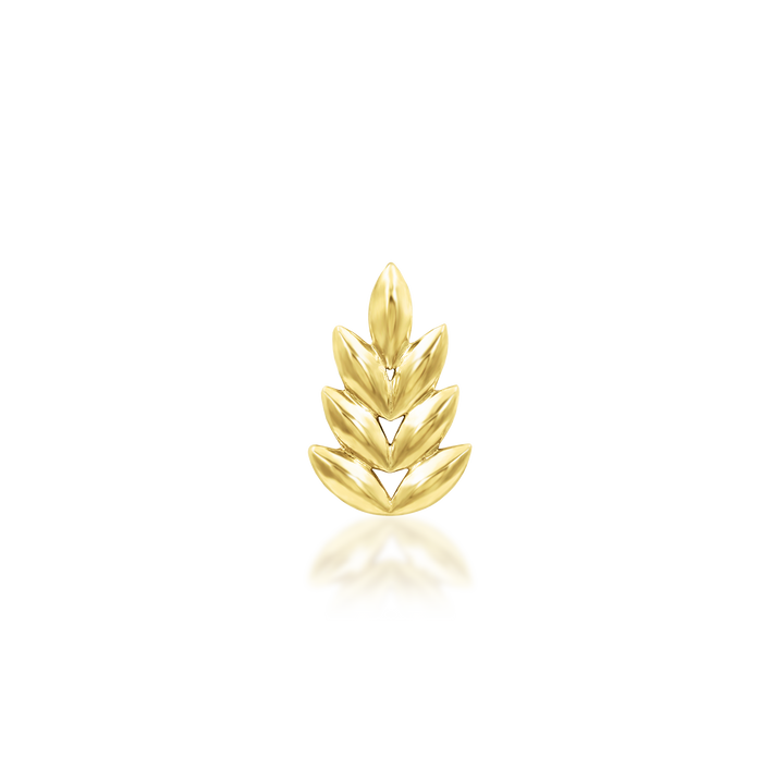 14k threadless forest end