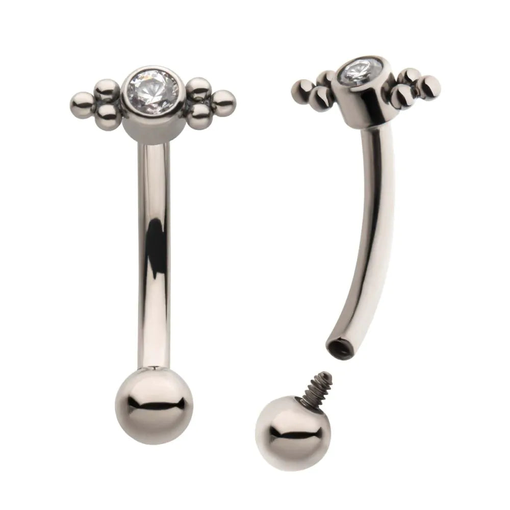 titanium internally threaded Ella curve