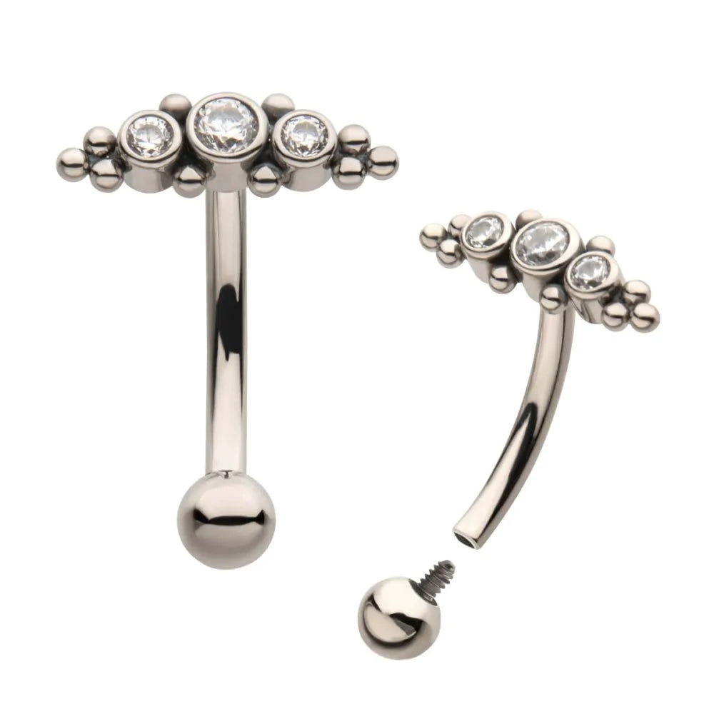 titanium internally threaded Whitney curve