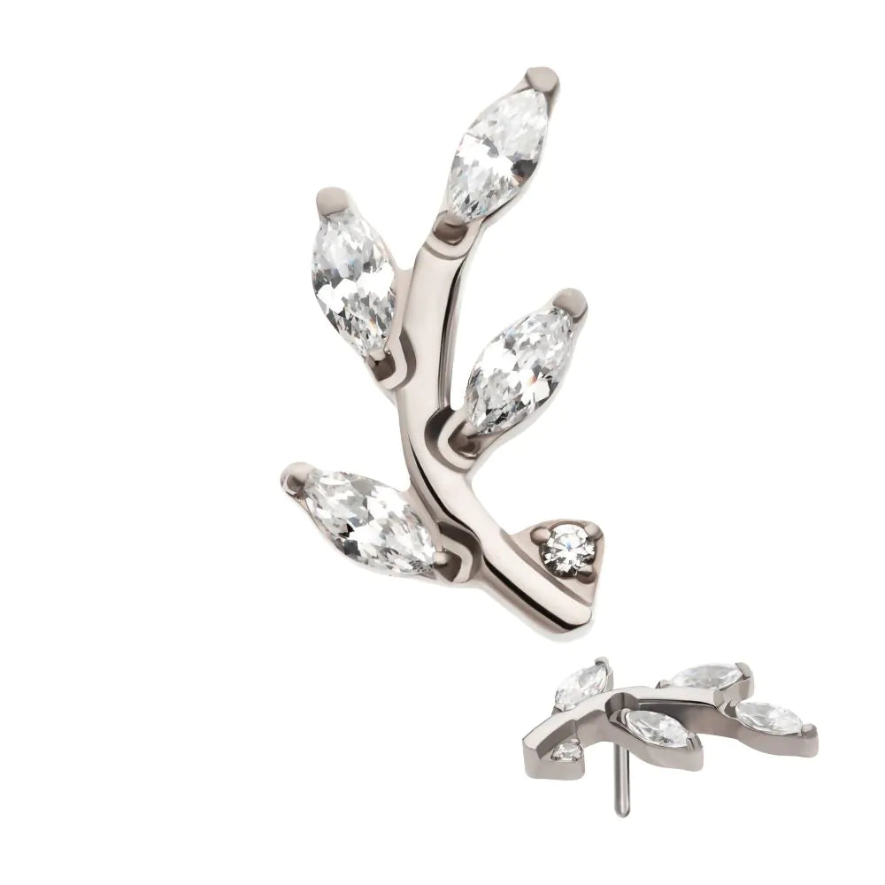 Titanium threadless plant end
