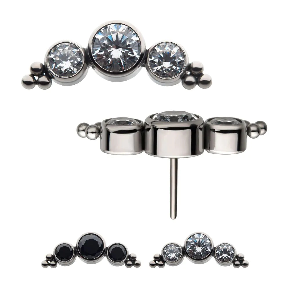 Titanium threadless Amber cluster