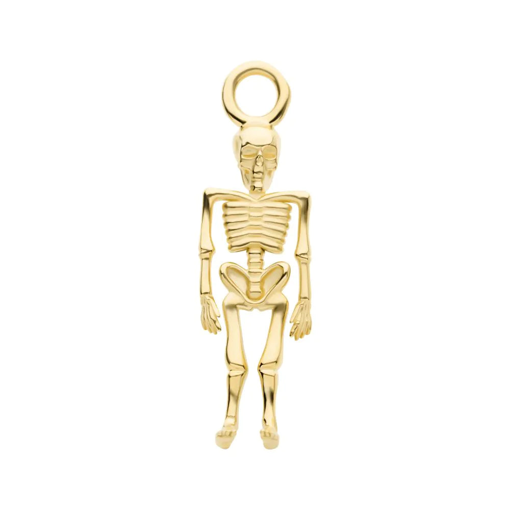 14k Skeleton charm