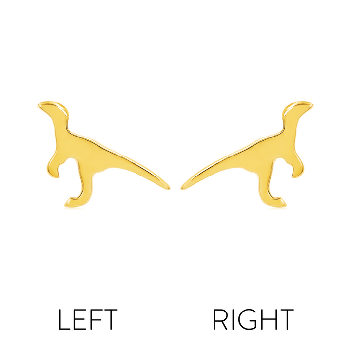 14k threadless dinosaur end