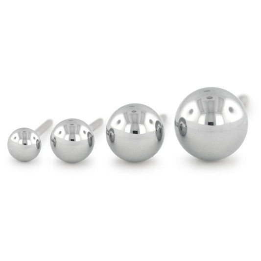 Titanium threadless ball